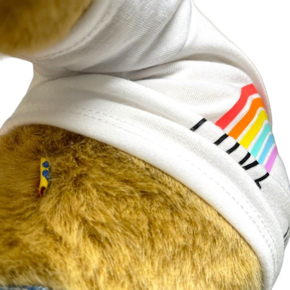Build a Bear Pawlette Bunny Rabbit 16" Plush Stuffed Animal Easter Pride Shirt - Picture 7 of 9